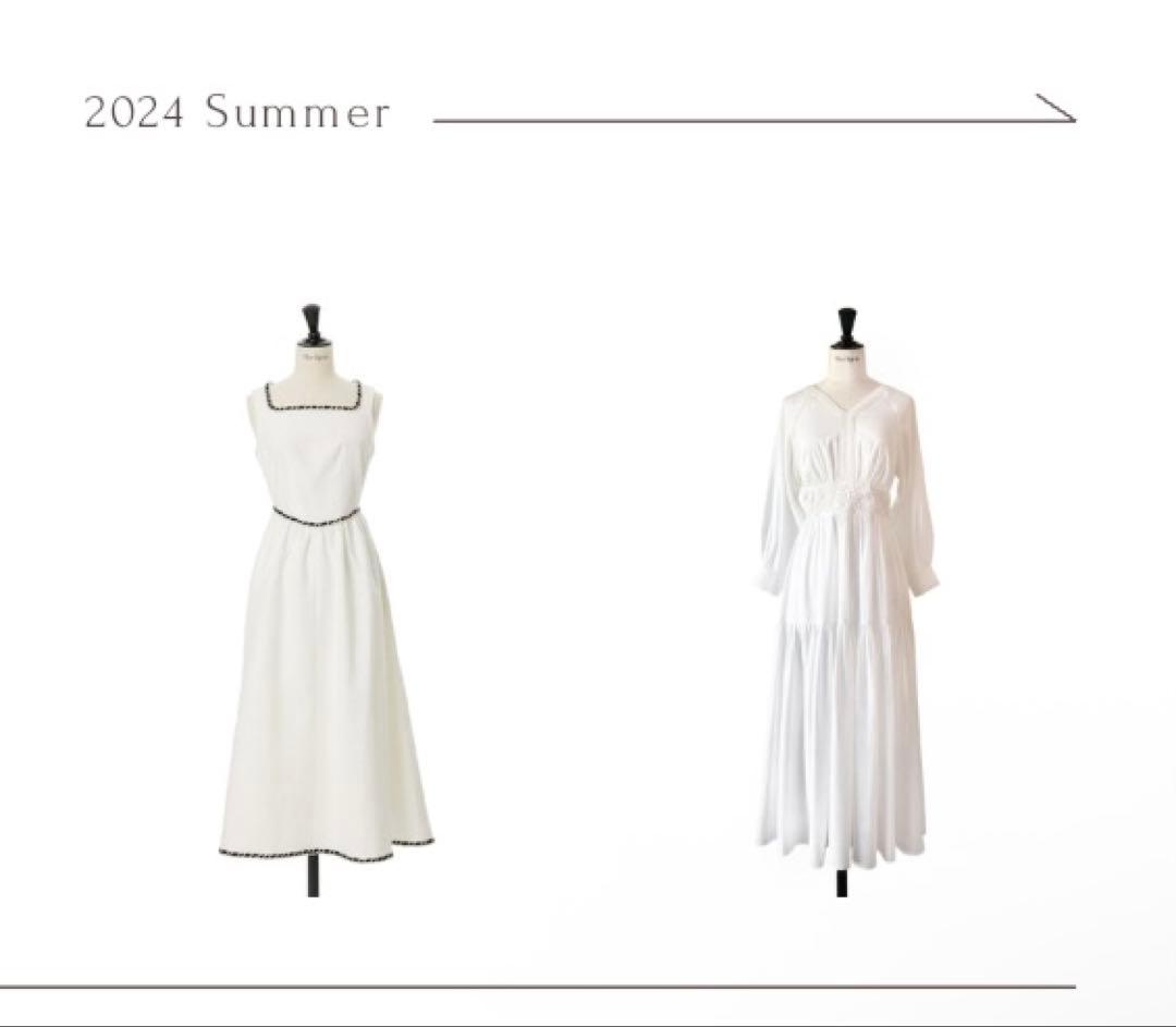 みい様ご決定済み　　Monaco Tweed Dress white / M