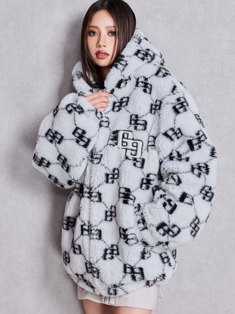 未使用 GYDA GGラメボアBIGブルゾン 2025 ジャケット