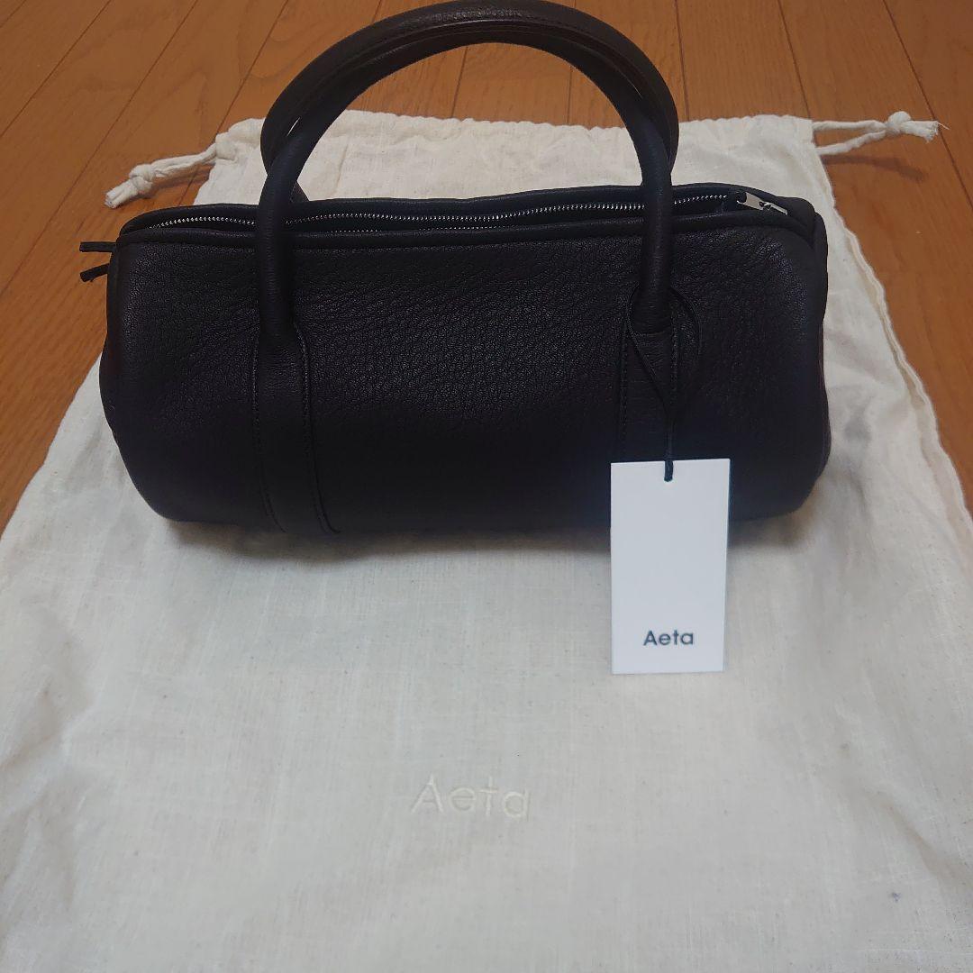 Aeta アエタ ディアレザー シリンダー ボストンバッグ da127-nk