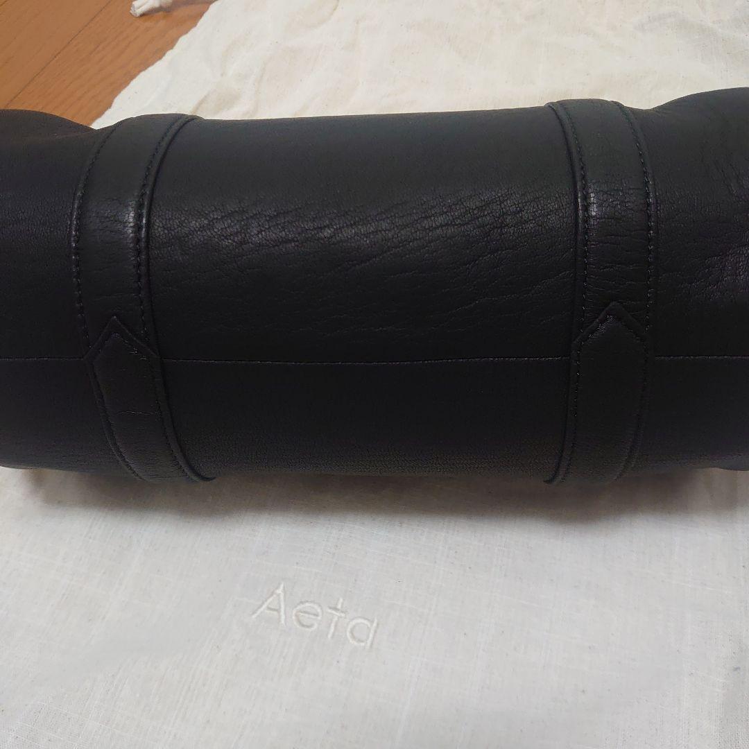 Aeta アエタ ディアレザー シリンダー ボストンバッグ da127-nk
