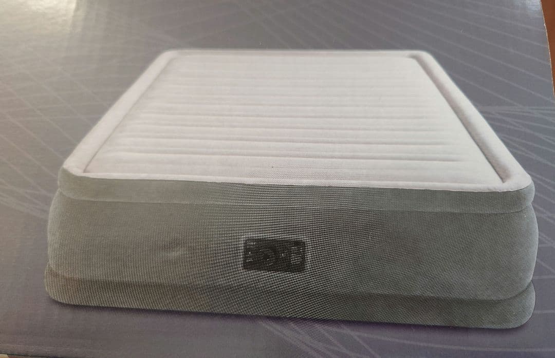 【 I N T E X 】 電動ポンプ内蔵エアーベット ワイドダブルサイズ