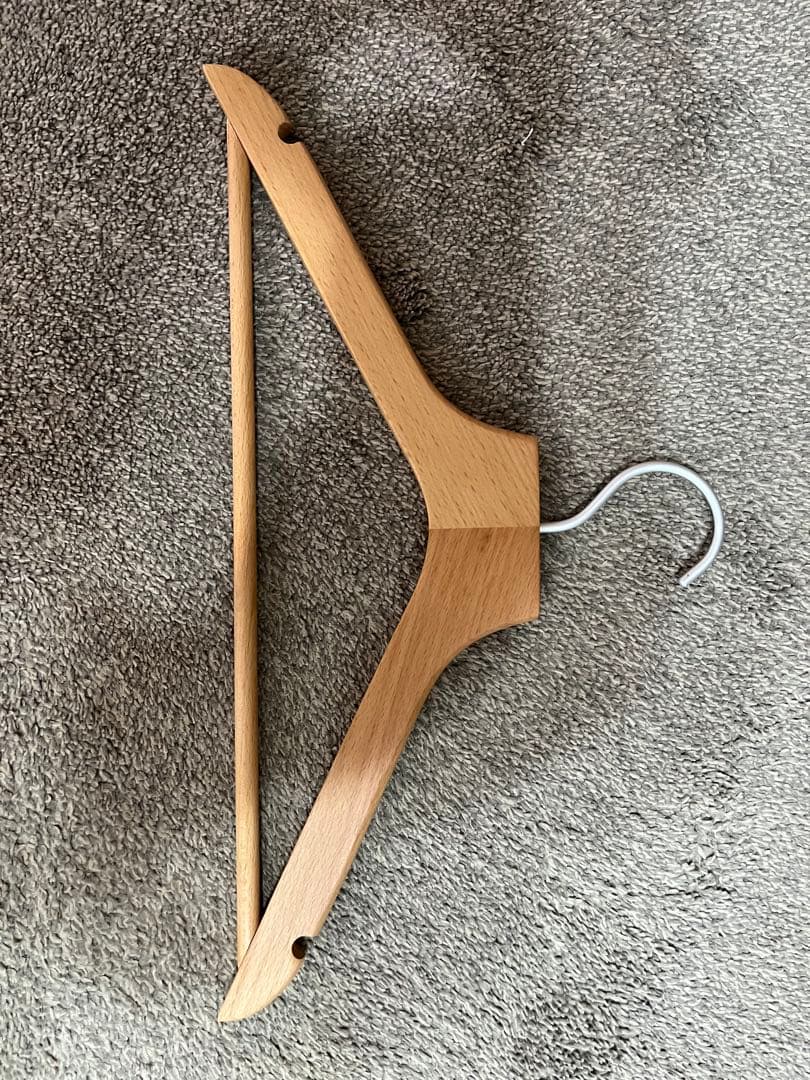 無印良品 木製薄型ハンガー 15本セット 廃盤品