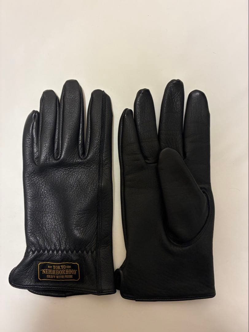 未使用 NEIGHBORHOOD バイク　レザーグローブ