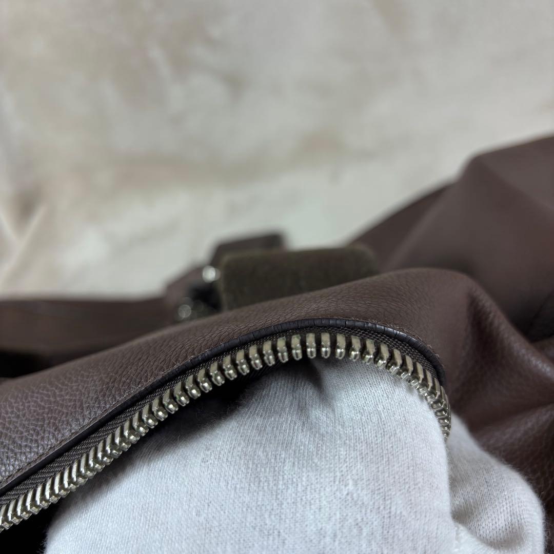 美品　COACH コーチ　ボストンバッグ　ダークブラウン　2way 本革レザー