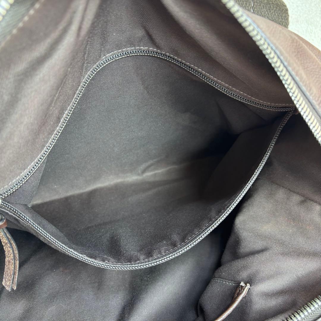 美品　COACH コーチ　ボストンバッグ　ダークブラウン　2way 本革レザー