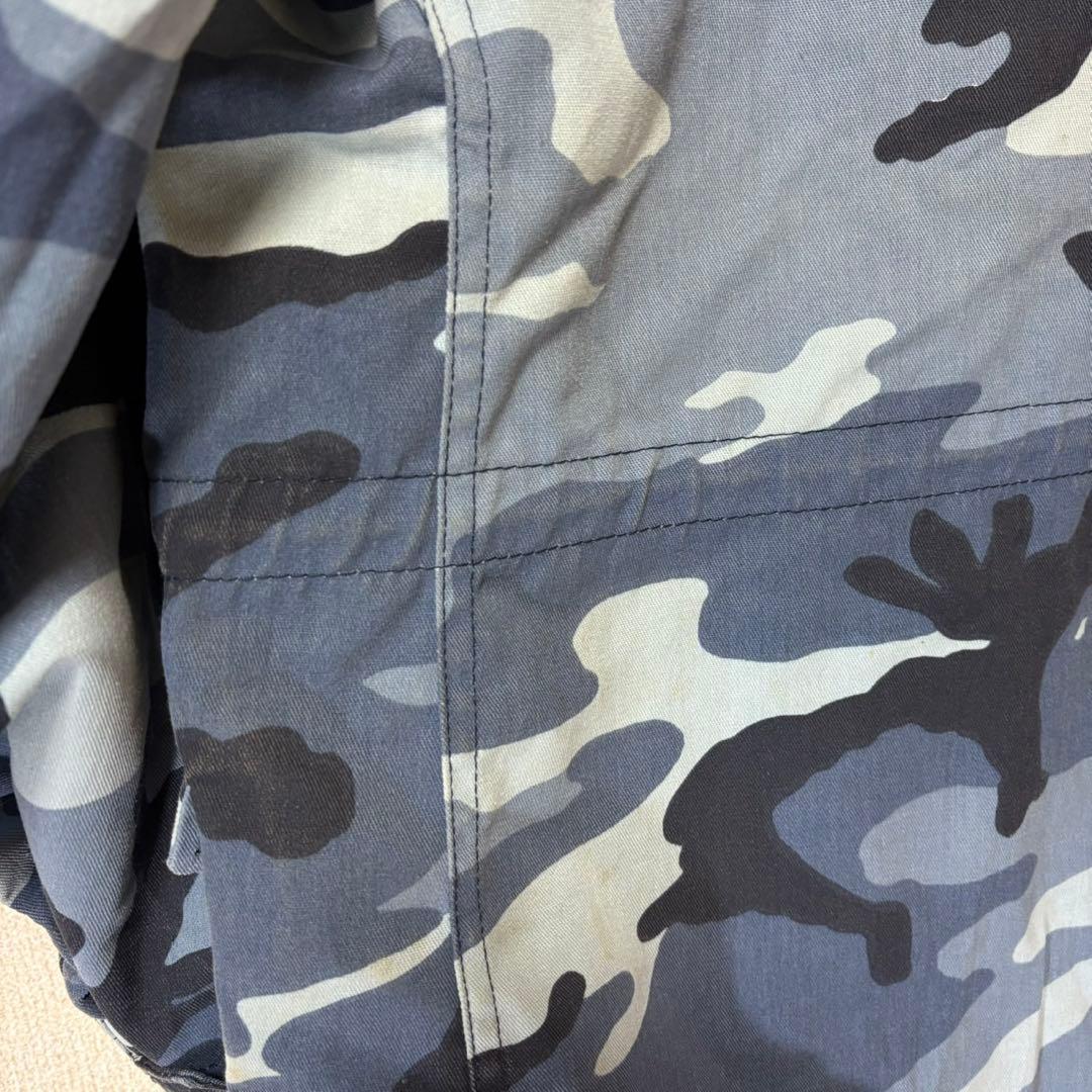 【USA製 実物規格】ALPHA INDUSTRIES M-65 ブルーカモ