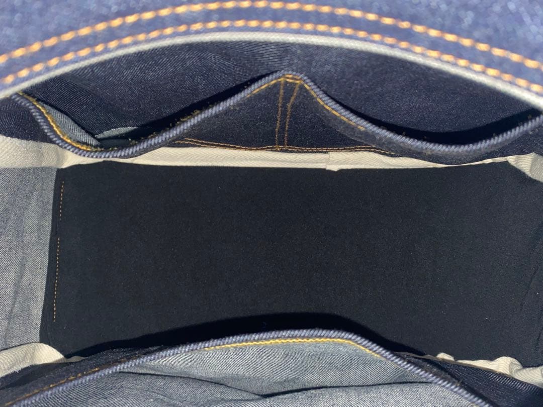 ☆岡山デニム☆黒猫☆リュック対応☆4wayボストンバッグ