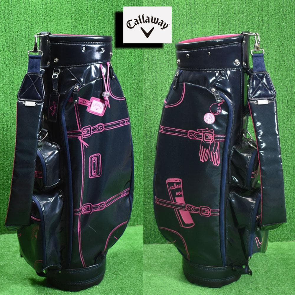 Callaway/キャロウェイ レディース キャディバッグ【ネイビー】美品！