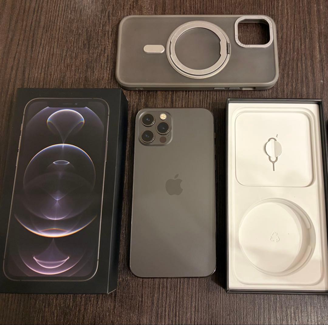 美品 Apple iPhone12Pro SIMフリー 256GB グラファイト