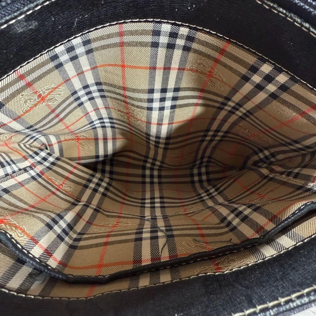 Burberry バーバリー ハンドバッグ レザー ノバチェック ゴールド金具