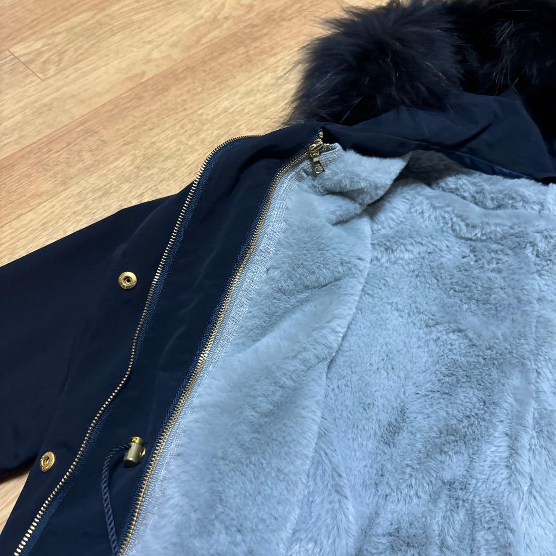 新品タグ付き　vicky ライナー3way モッズコート　0 ネイビー