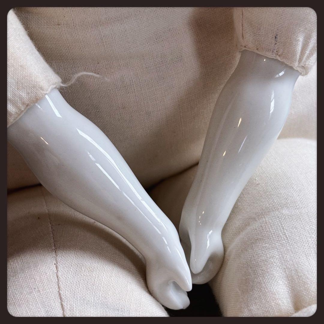 アンティーク　 ブロンド　チャイナヘッドドール ビッグサイズ ビスクドール