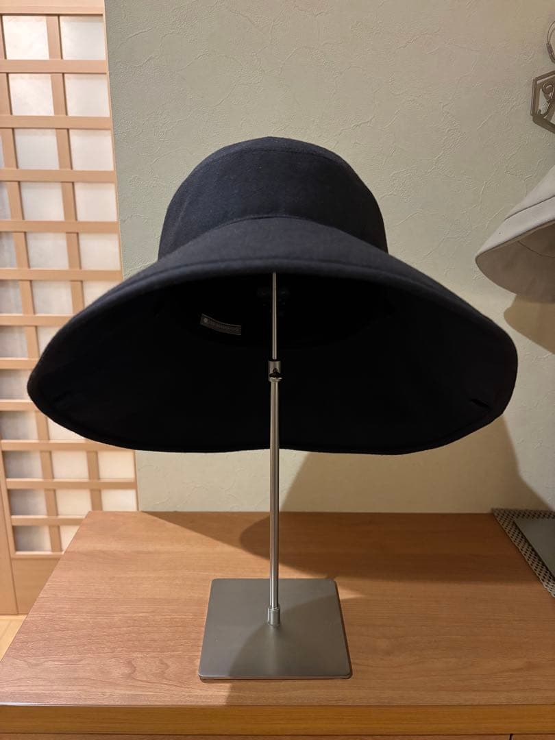 サンバリア100 ナチュラルハット／ブラック Mサイズ