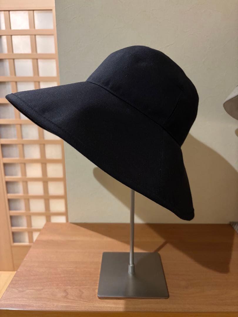 サンバリア100 ナチュラルハット／ブラック Mサイズ