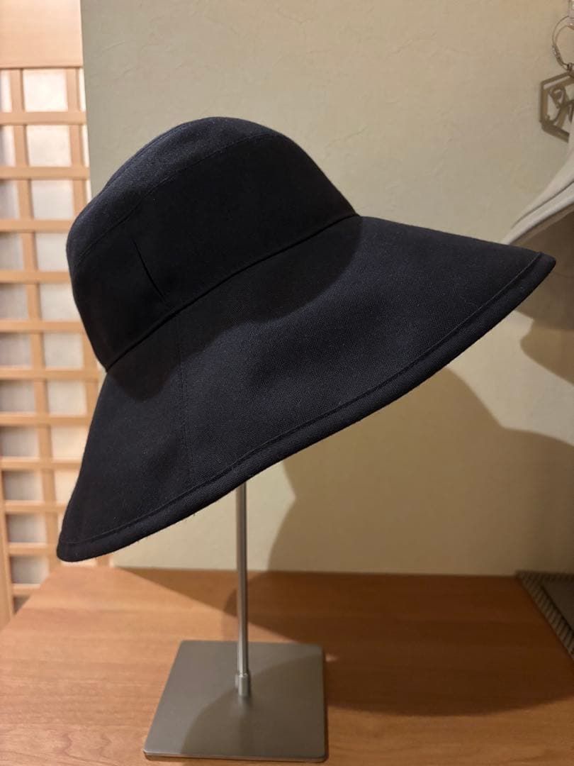 サンバリア100 ナチュラルハット／ブラック Mサイズ