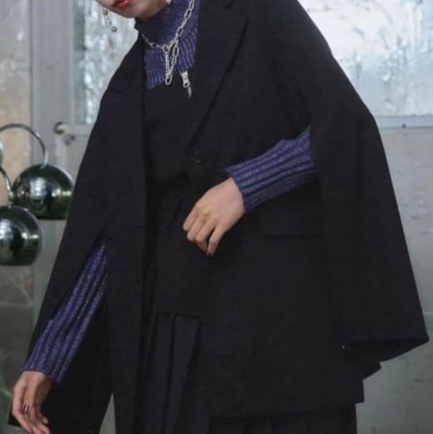 新品タグ HARE ハレ ヴィンテージソデアキビッグテーラージャケット ブラック