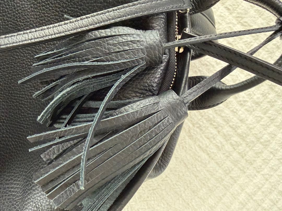 【トッキー 】ACATEアカーテ　レザーバックパック　黒（ブラック）