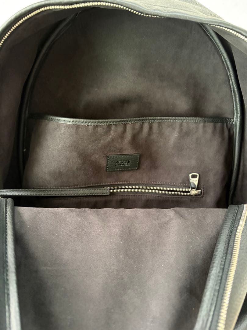 【トッキー 】ACATEアカーテ　レザーバックパック　黒（ブラック）