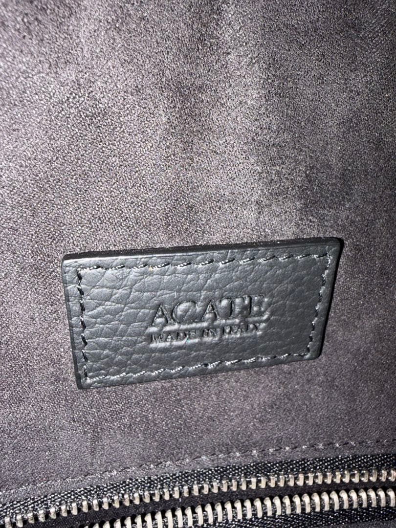 【トッキー 】ACATEアカーテ　レザーバックパック　黒（ブラック）