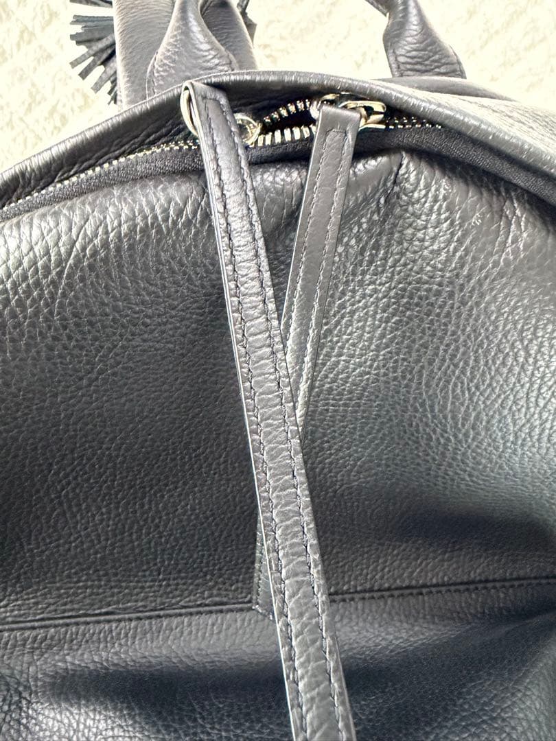 【トッキー 】ACATEアカーテ　レザーバックパック　黒（ブラック）