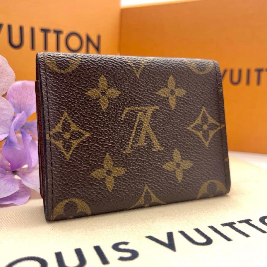ルイヴィトン　アンヴェロップ　カルトドゥヴィジット　モノグラム　名刺入れ