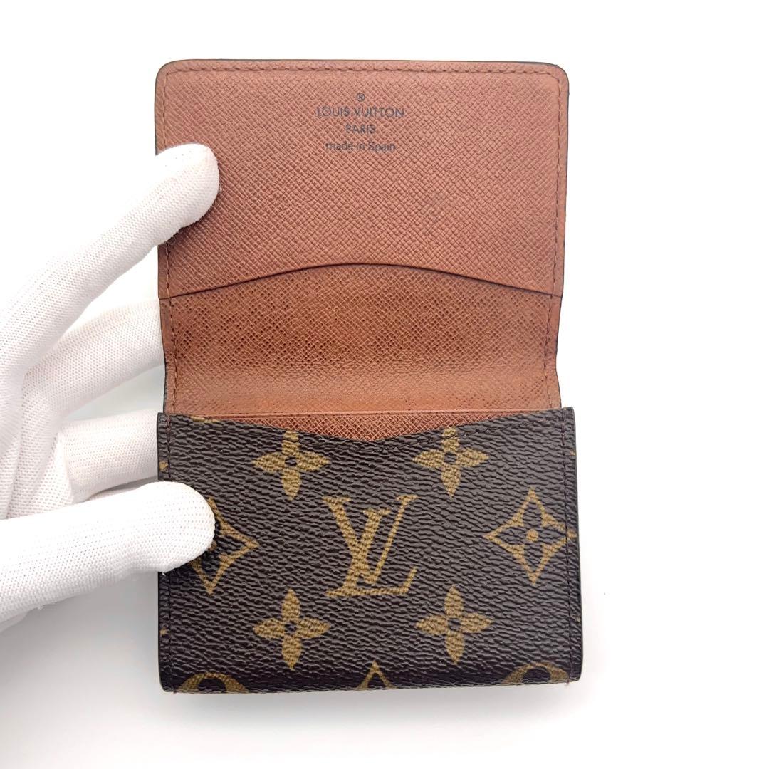 ルイヴィトン　アンヴェロップ　カルトドゥヴィジット　モノグラム　名刺入れ