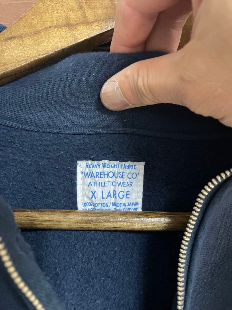 L-501xx　ウエアハウス　リバースウィーブ　ハーフジップ