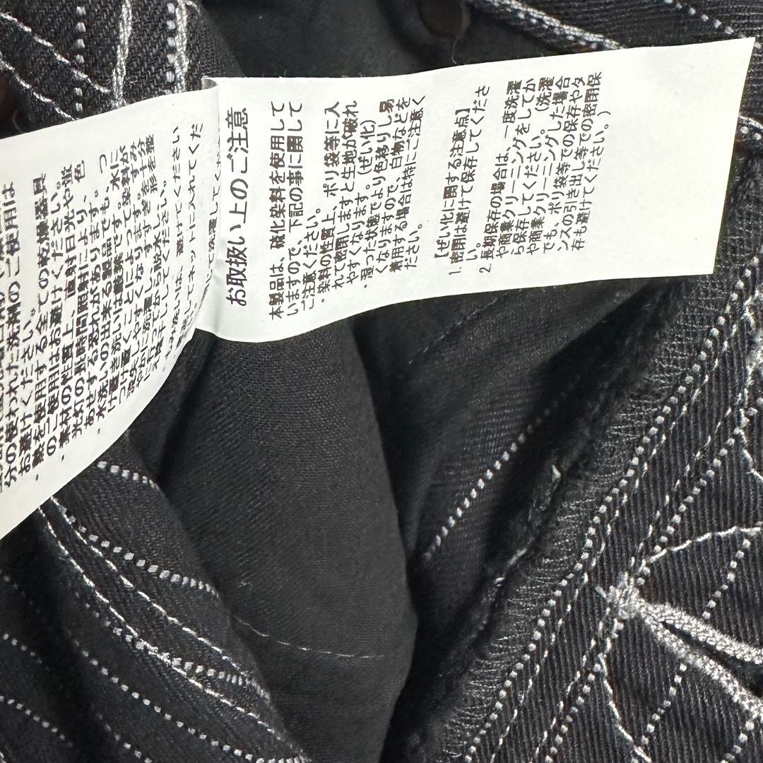 Schott オールドヒッコリーデニムパンツ ブラック 34 アメカジ バイカー