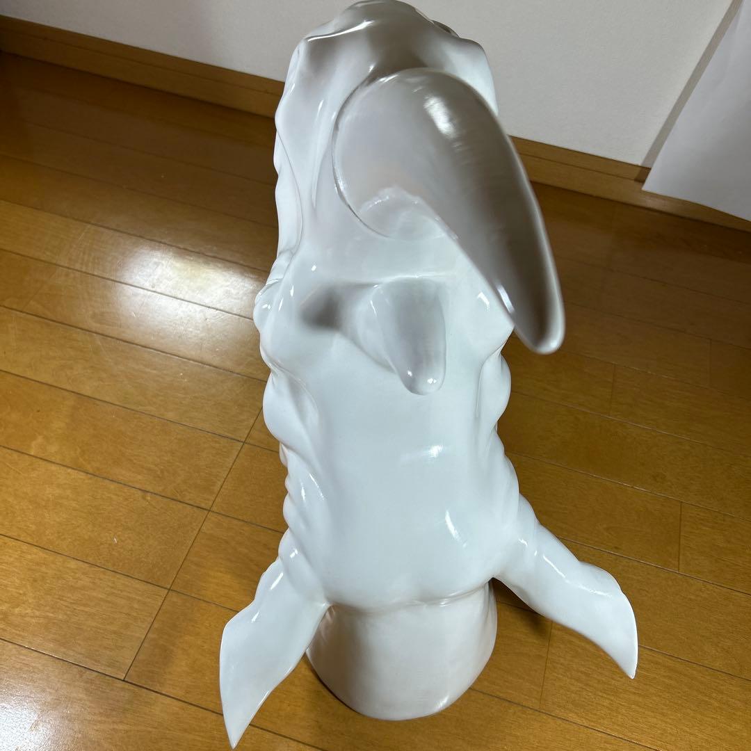 ホワイトサイの置物　壁掛けMaisons du Monde フランス製