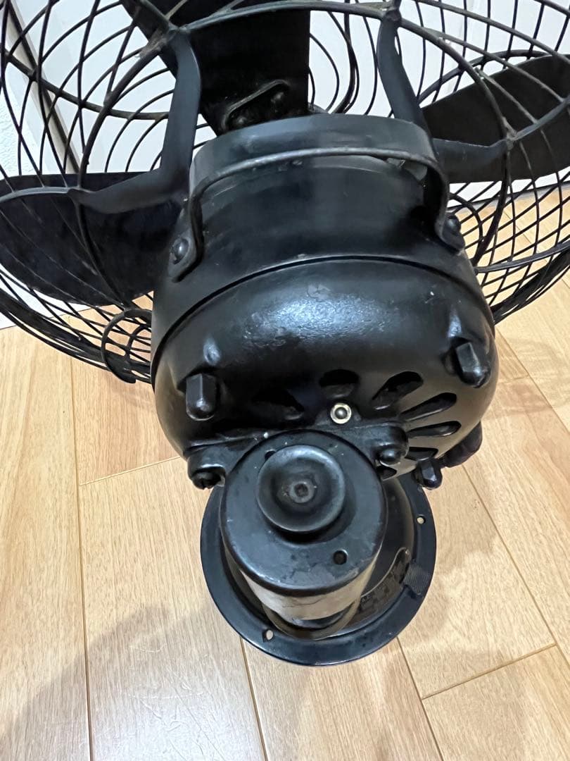 昭和レトロ 芝浦製作所 扇風機 C-7032 4枚羽　　ジャンク品