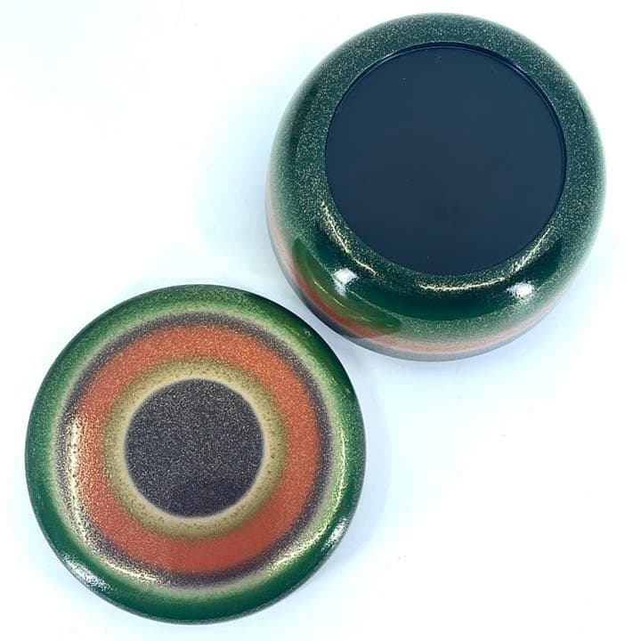 石津外記造　独楽平棗