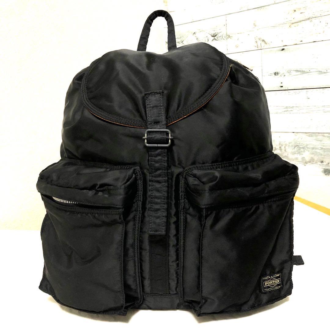 美品✨ポーター タンカー リュック バックパック 大容量 A4可 ブラック