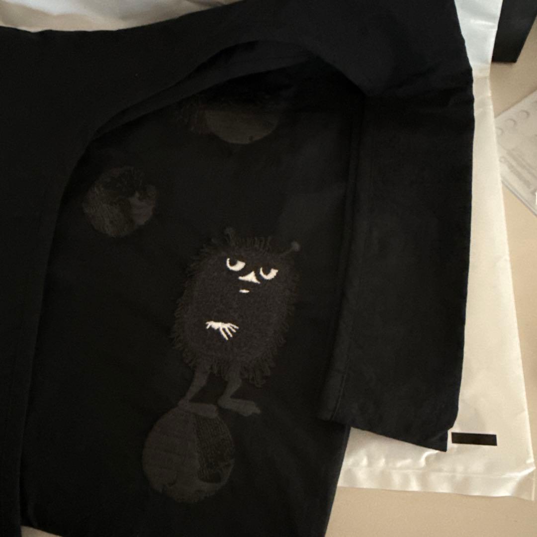 Y’s ワイズ スティンキー刺繍エコバッグ 黒 新品 未使用