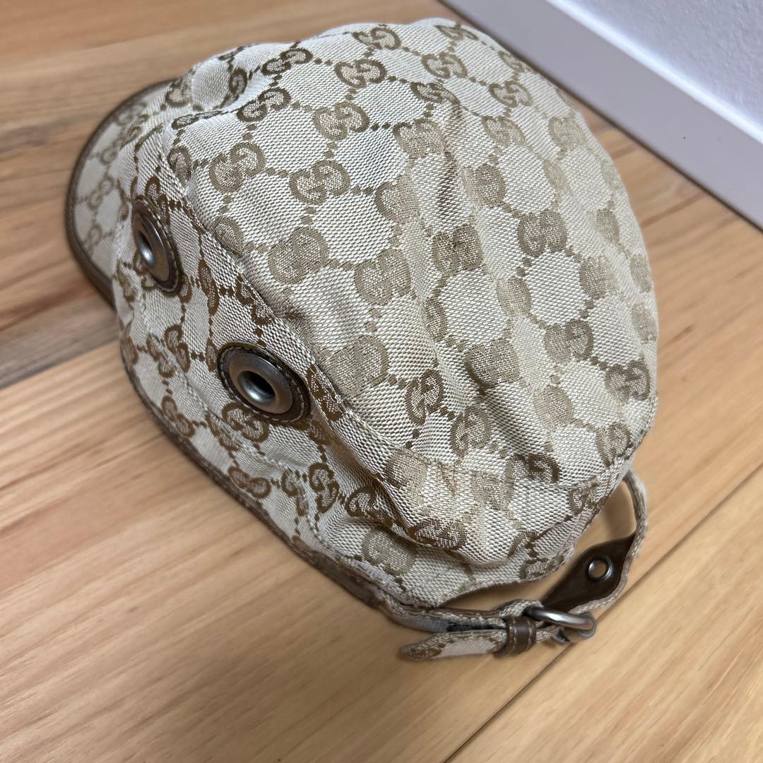 GUCCI ベージュ GGパターン キャップ S