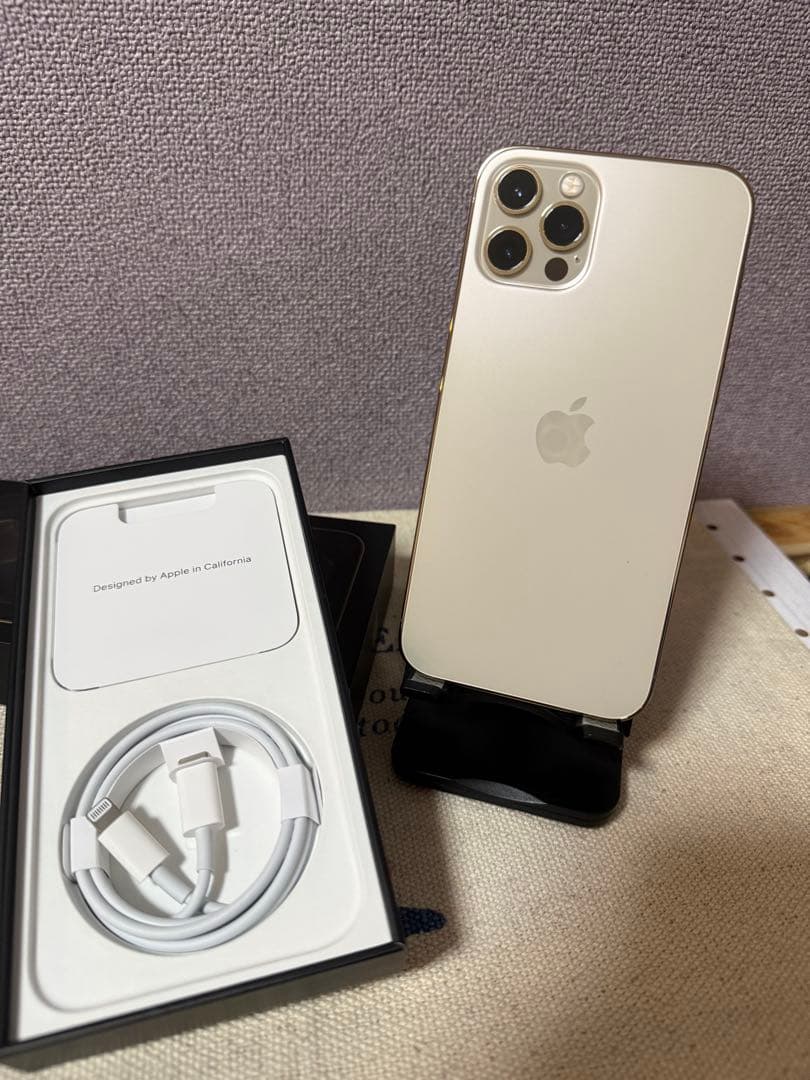 iPhone12Pro デザートチタニウム 128GB iFaceセット