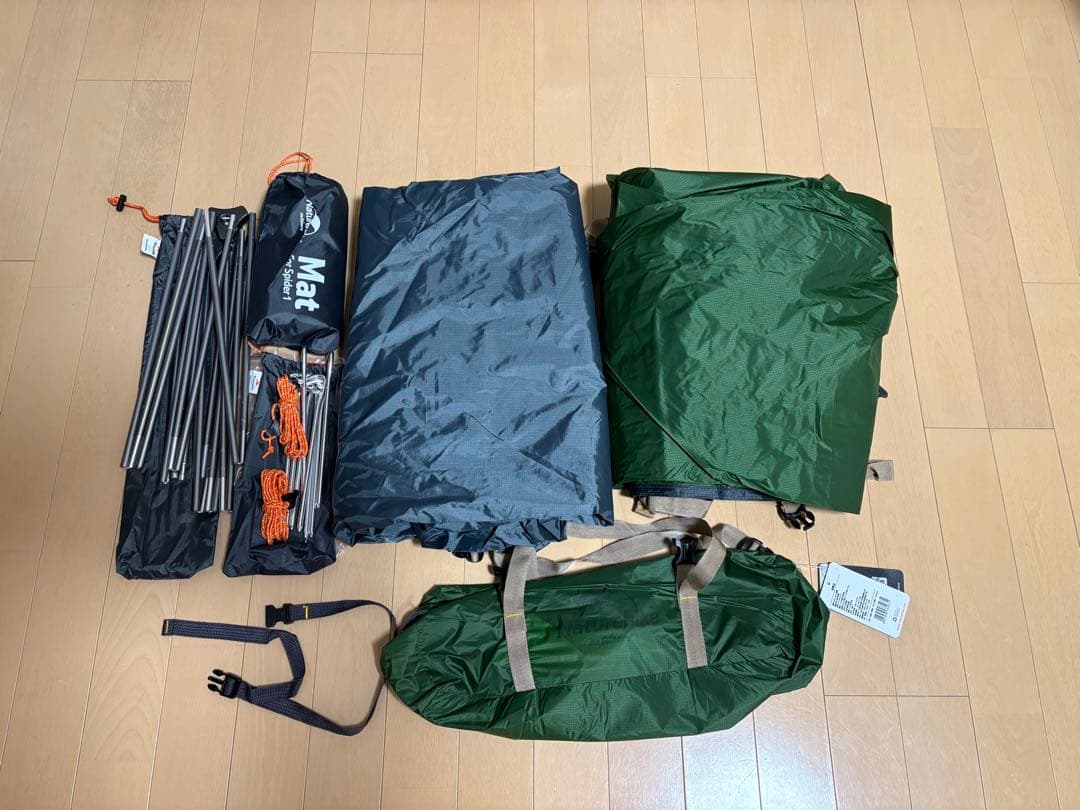 ネイチャーハイク ソロテント spider1 未使用品