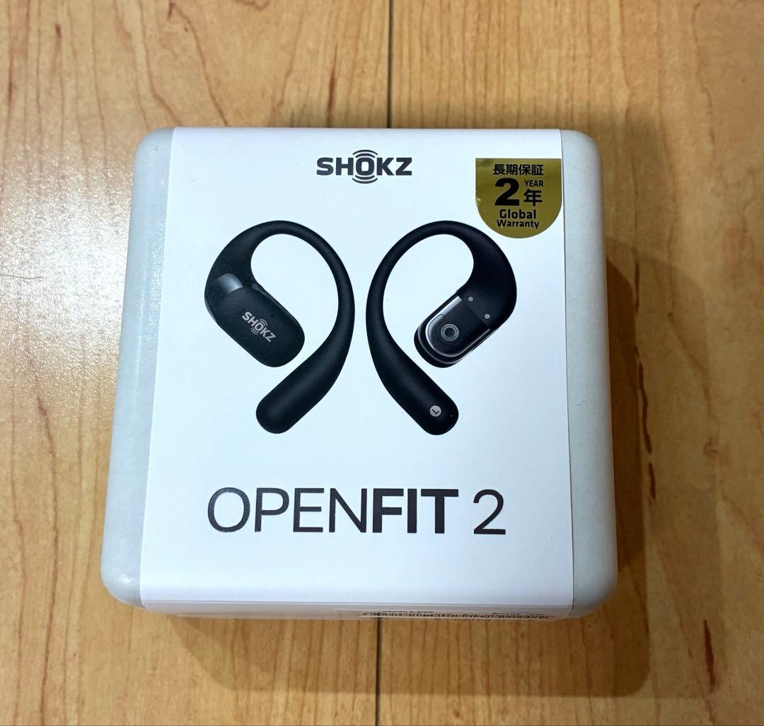 Shokz OpenFit 2 オープンイヤーヘッドホン　シリコンケース付き