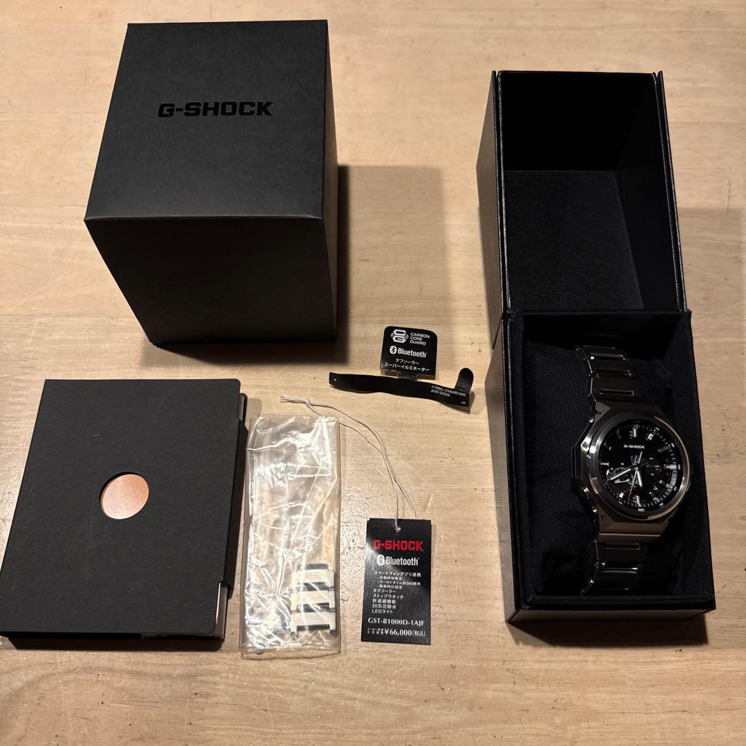 G-SHOCK GST-B1000D-1AJF メンズ ブラック