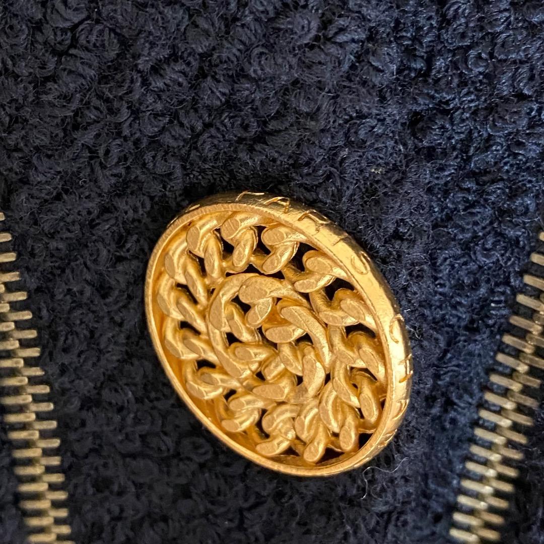 希少 CHANEL ジャケット スカート 42 ヴィンテージ シャネル