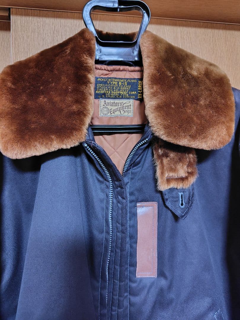 山*田様 美品！値下げ　バズリクソンズB-15 ネイビー　バックペイント　XX-