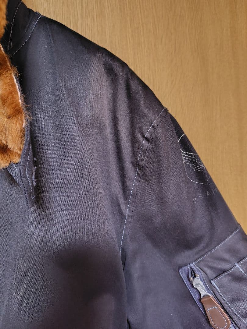 山*田様 美品！値下げ　バズリクソンズB-15 ネイビー　バックペイント　XX-