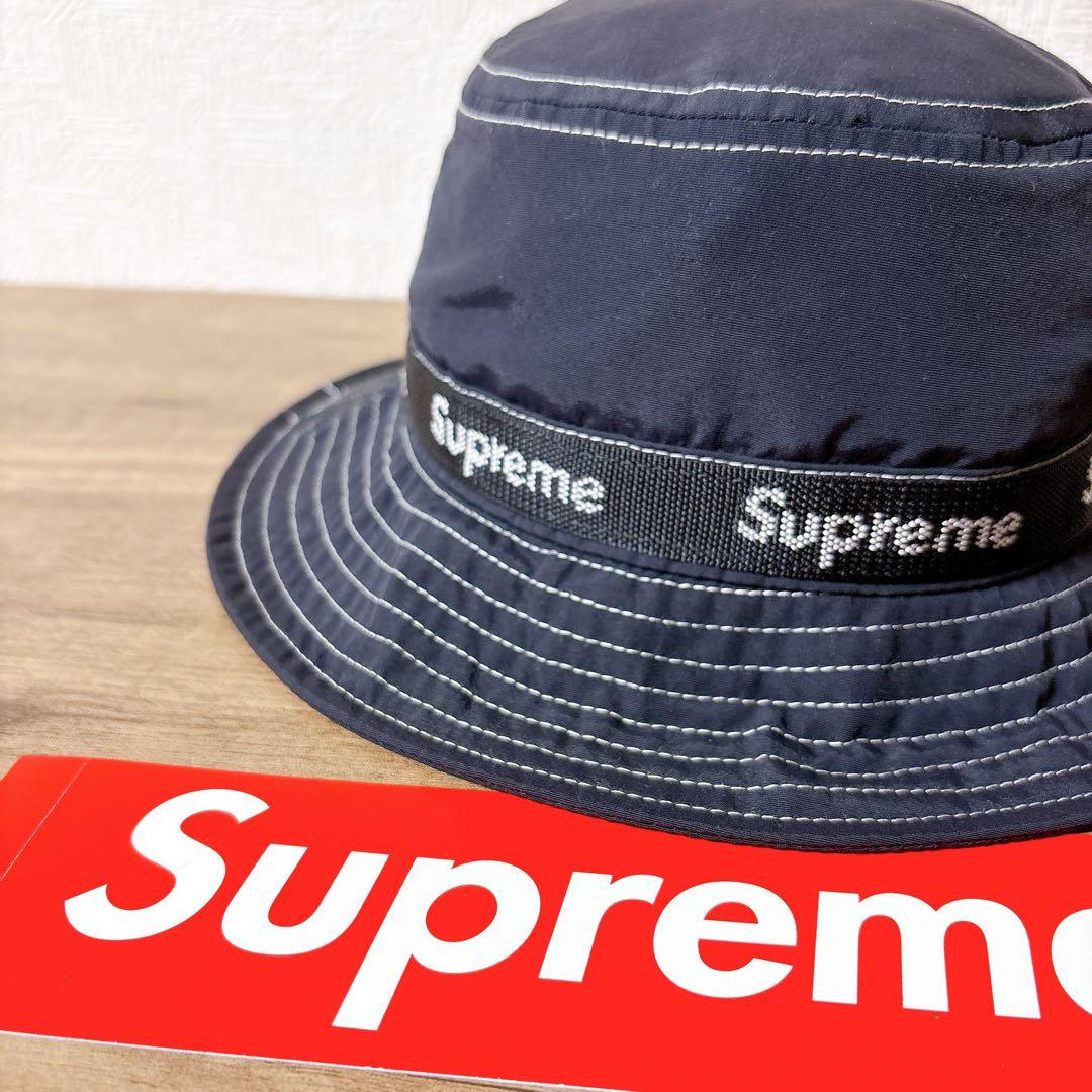 正規品　Supreme バケットハット　帽子 ブラック　黒　ハット