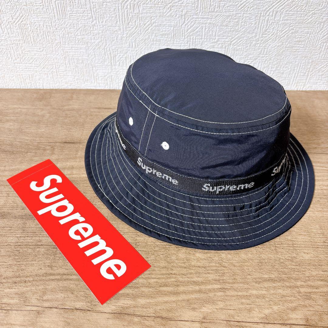 正規品　Supreme バケットハット　帽子 ブラック　黒　ハット