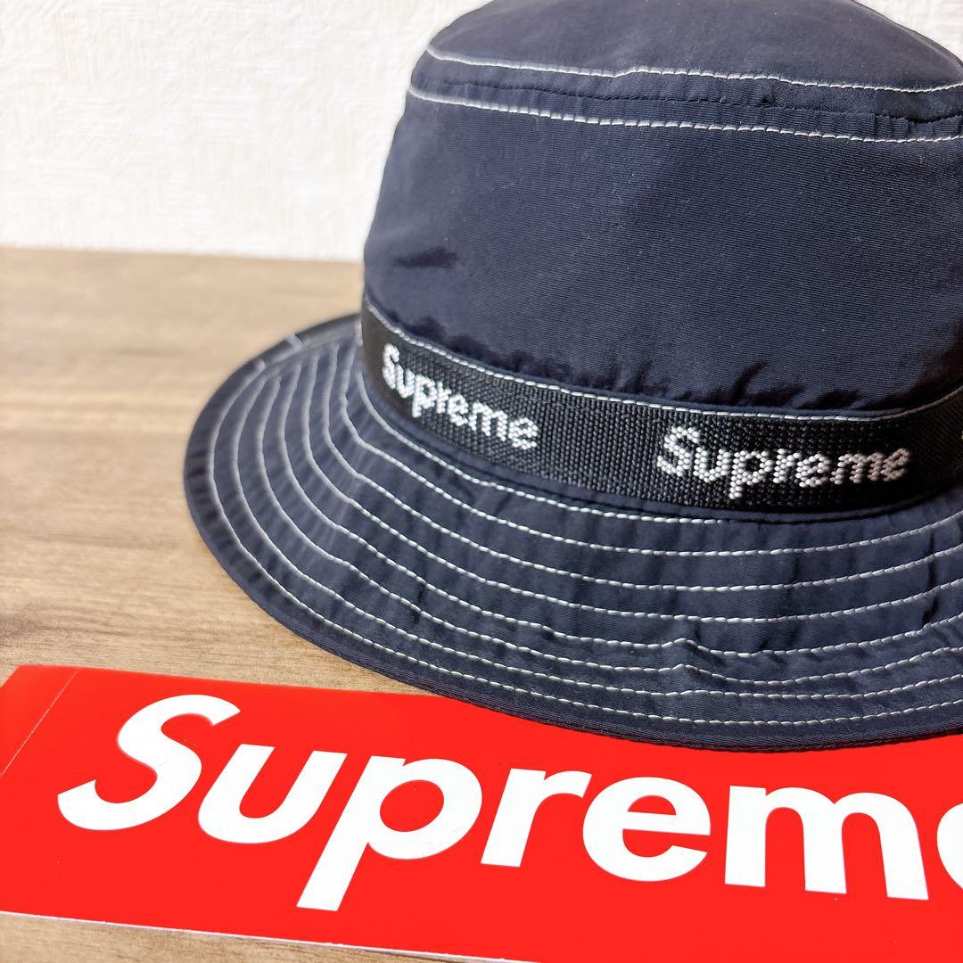 正規品　Supreme バケットハット　帽子 ブラック　黒　ハット