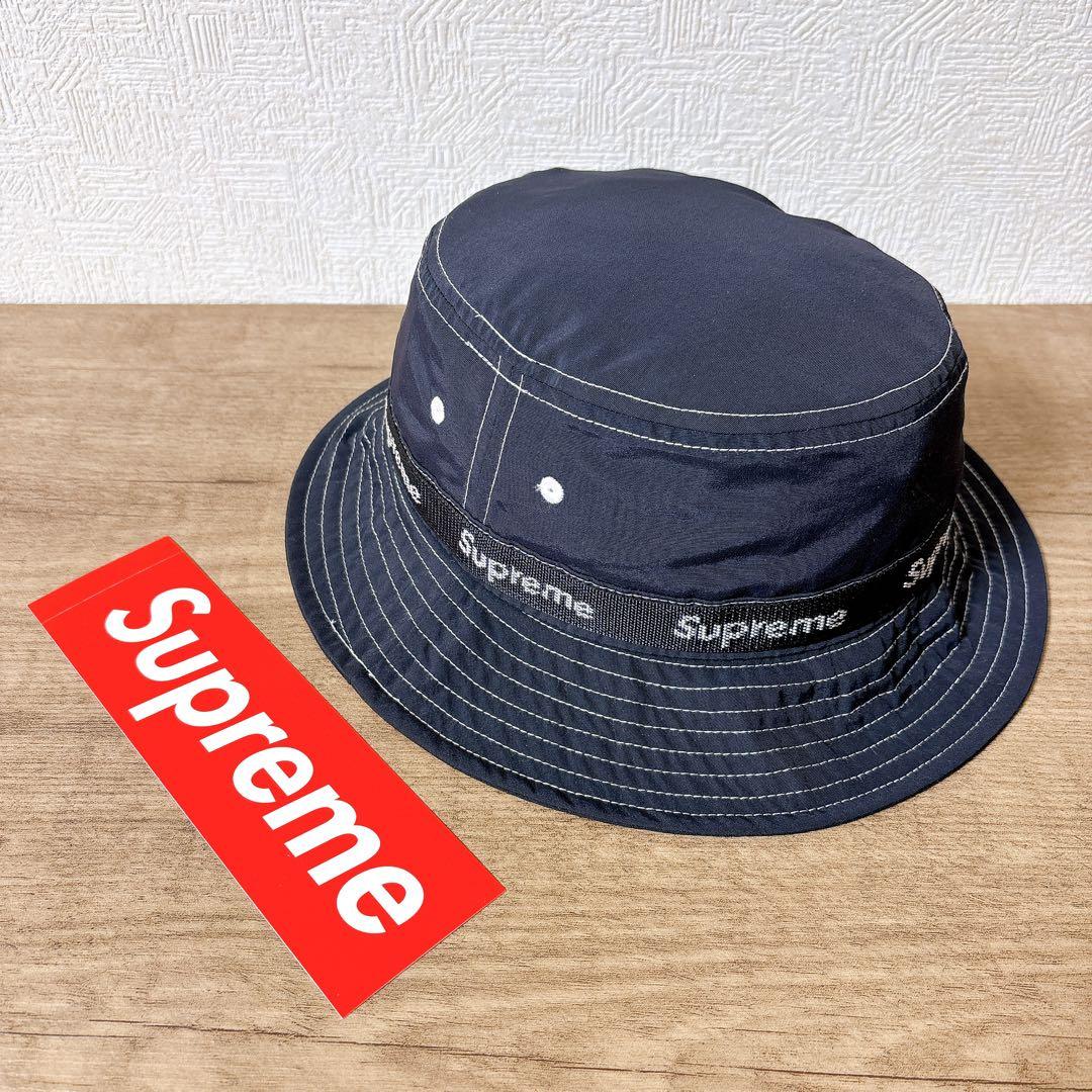 正規品　Supreme バケットハット　帽子 ブラック　黒　ハット