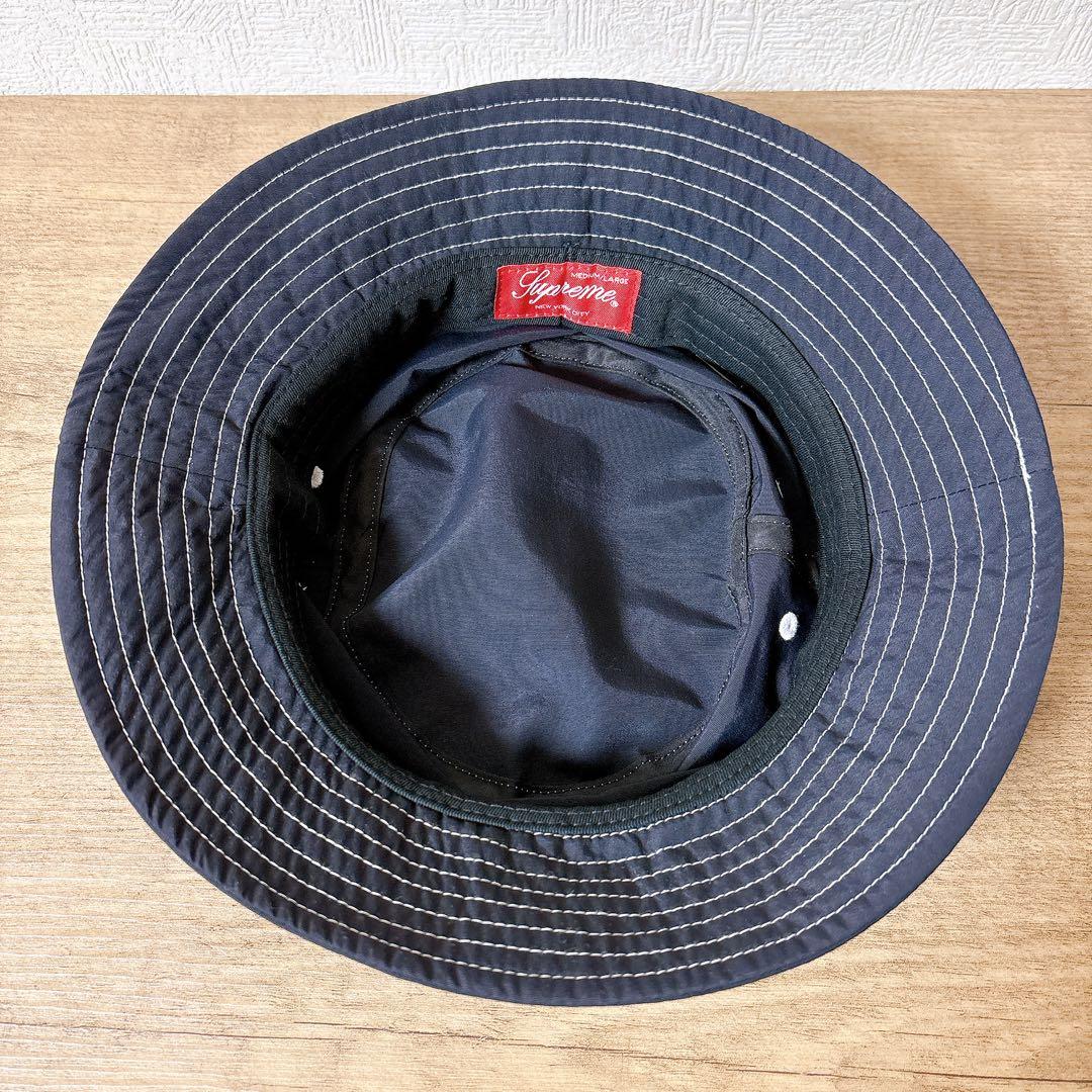 正規品　Supreme バケットハット　帽子 ブラック　黒　ハット