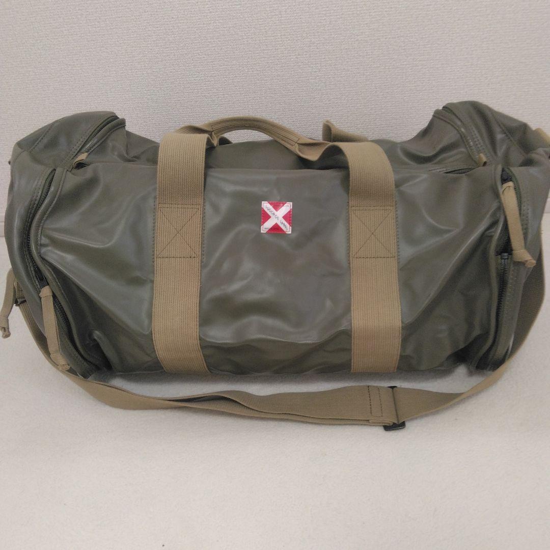 美品　吉田カバン　ラゲッジレーベル　ドラムバッグ　 PORTER　赤バッテン