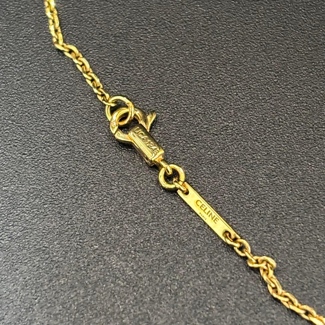 【極美品】CELINE セリーヌ　トリオンフ サスペンダーネックレス 付属品あり