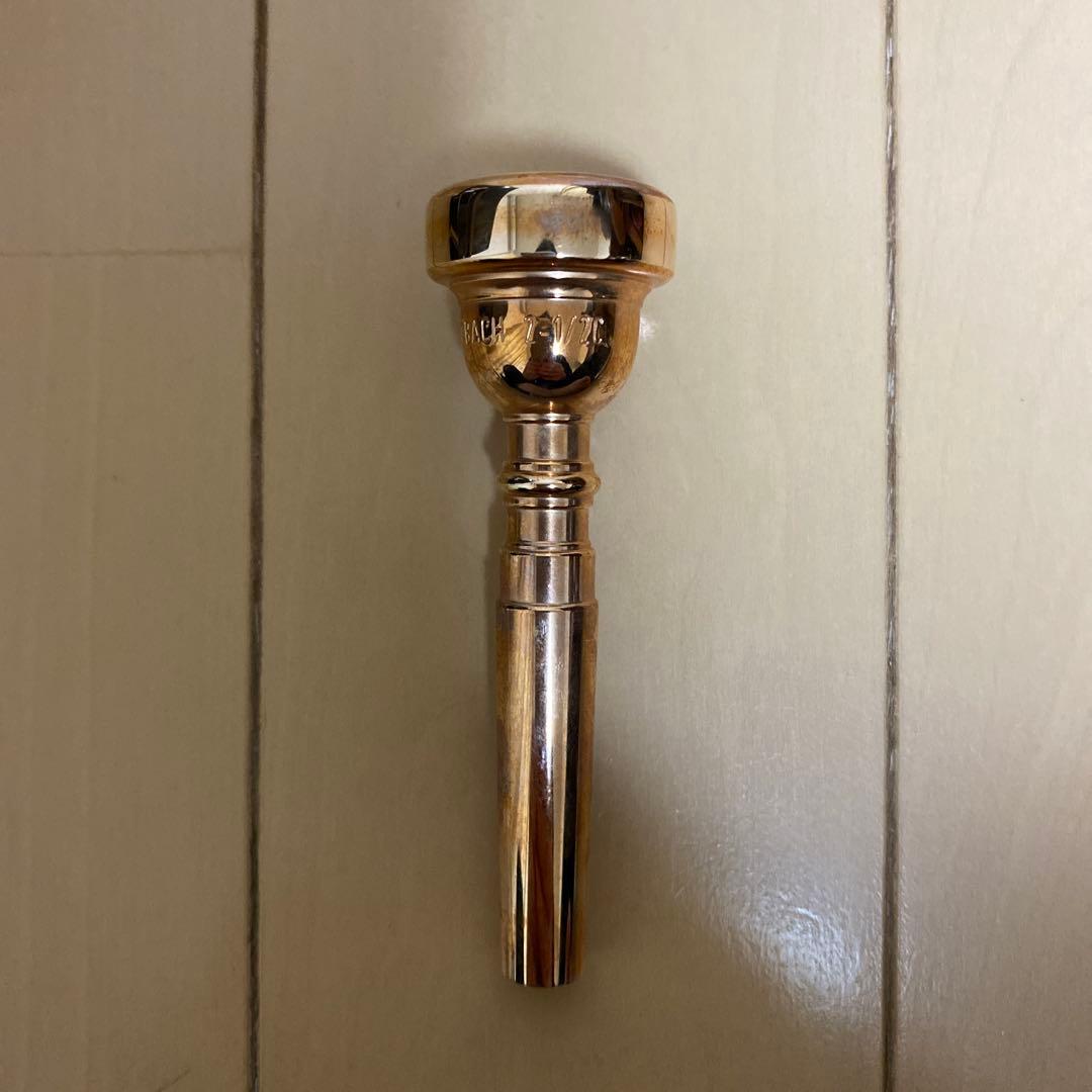 U*e様 【美品】Bach バック　トランペットマウスピース　2-1/2C ピン