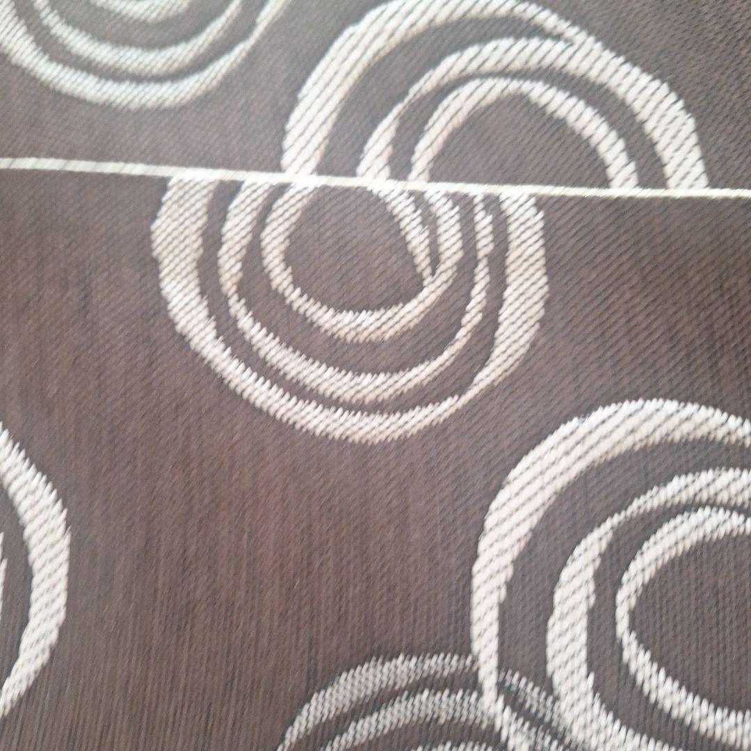 半幅帯 ダークブラウン　近賢織物